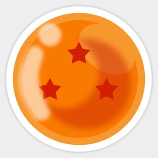 3-Star Ball Sticker